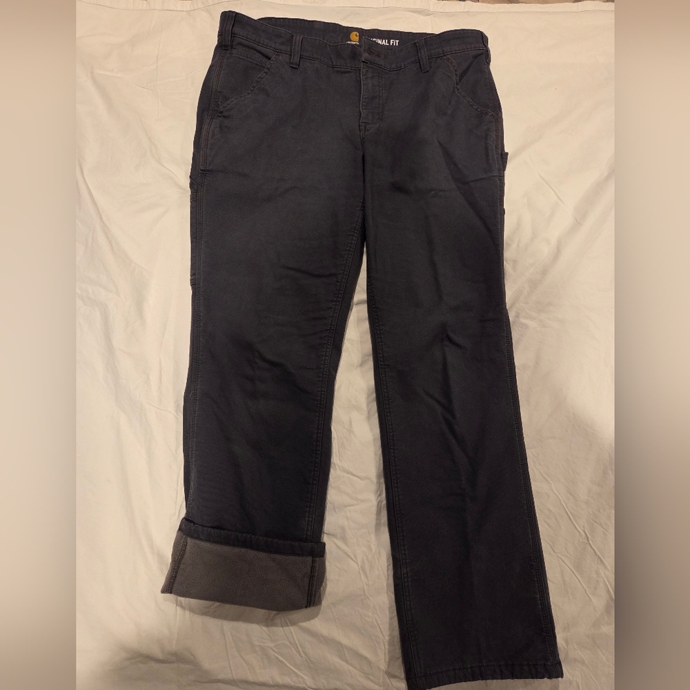 Womens CARHART fleece Lined Pants